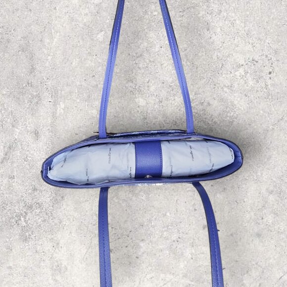 Karl Lagerfeld Blue Signature Maybelle Paris Tote - NWT - Picture 5 of 9